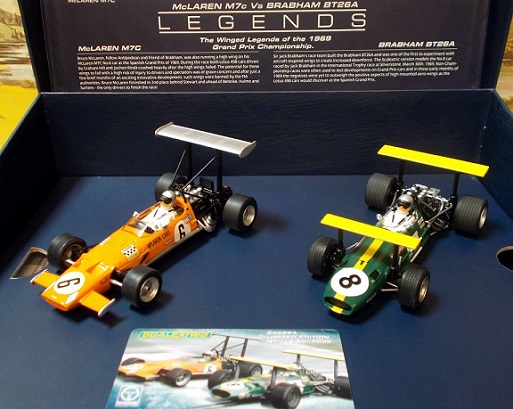 Scalextric McLaren M7c Vs Brabham BT26A